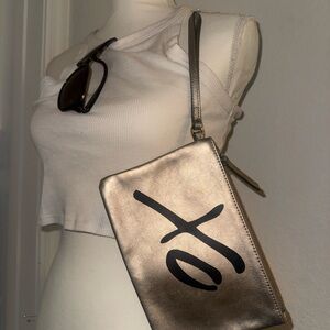 2016 Banana Republic XO Metallic Wristlet